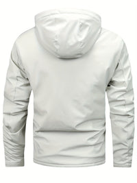 Men's Warm Fleece Casual Winter Hooded Jacket Coat For Outdoor Activities