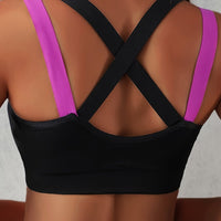 Summer Outer Wear Beautiful Back No Steel Ring Vest Type Sleep Sports Underwear Female Yoga Running Fitness Sports Bra Thin