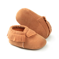 Adorable Tassel Moccasin Shoes for Baby Girls - Soft Sole, Lightweight