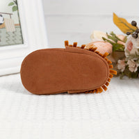Adorable Tassel Moccasin Shoes for Baby Girls - Soft Sole, Lightweight
