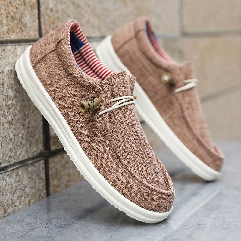 Good Grip Men's Skate Shoes, Breathable Easily Wiped Clean Lace-up Sneakers, Men's Footwear