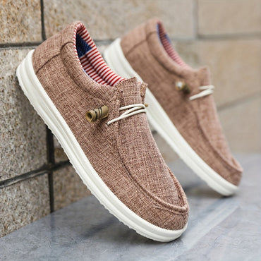 Good Grip Men's Skate Shoes, Breathable Easily Wiped Clean Lace-up Sneakers, Men's Footwear
