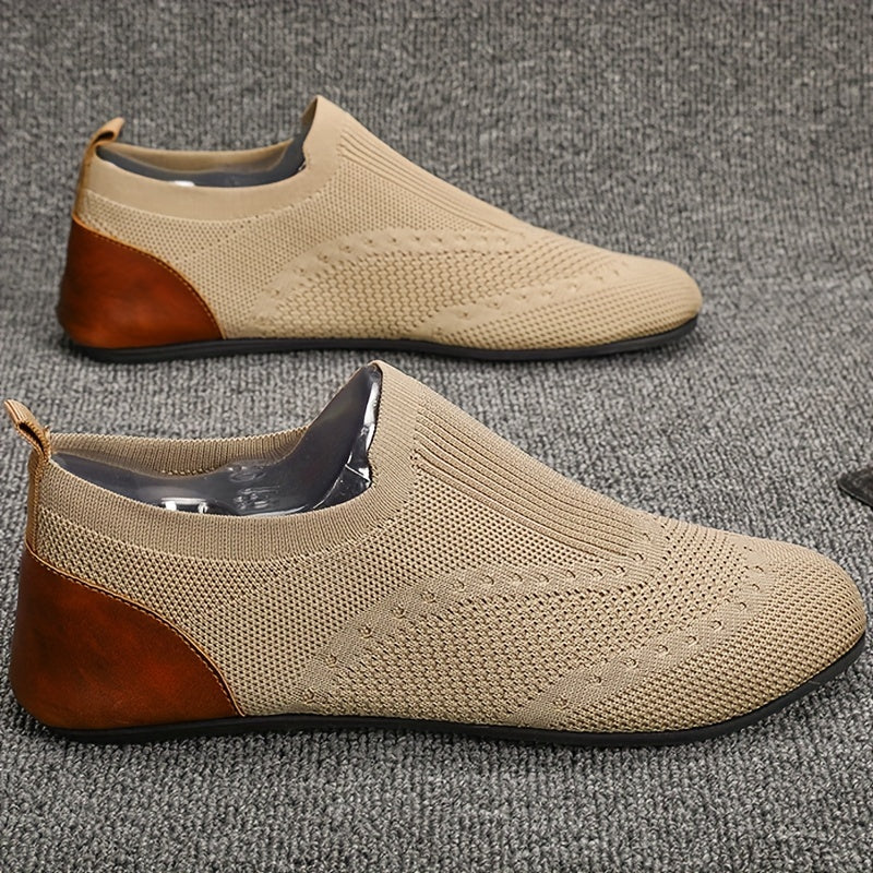 Men's Solid Color Slip On Loafer Shoes, Comfy Non Slip Casual Durable Walking Shoes, Men's Footwear, Boat Shoe, Sneakers, Dress, Size