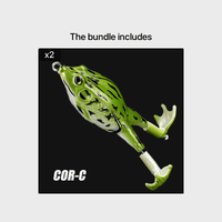 1pc ANFS Frog Leg Lure Fishing Reel - Soft Artificial Fish Bait with Multi-Color Options (Green, Brown, Black, Orange) for Bass & Panfish, Durable Plastic Design for Year-Round Fishing, Fishing Lure, Bass Fishing Lure, Realis