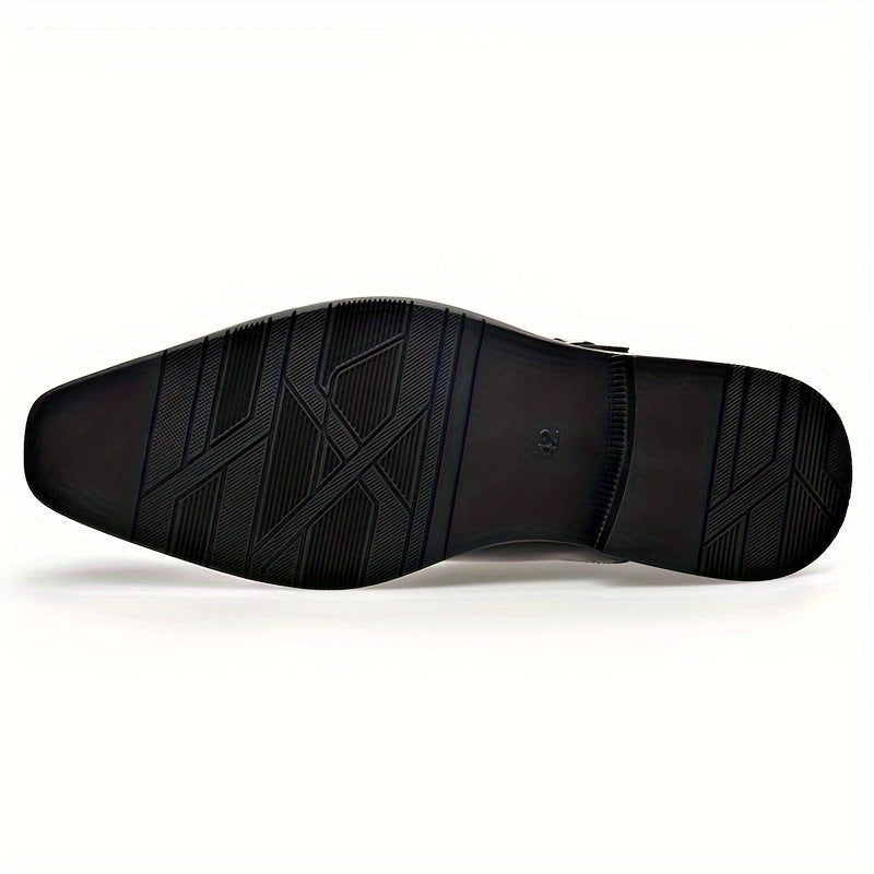 Fashionable Large Size Men'S Casual Shoes with Buckle Design, Beautiful And Elegant, Unique Pattern, Can Be Worn in All Seasons