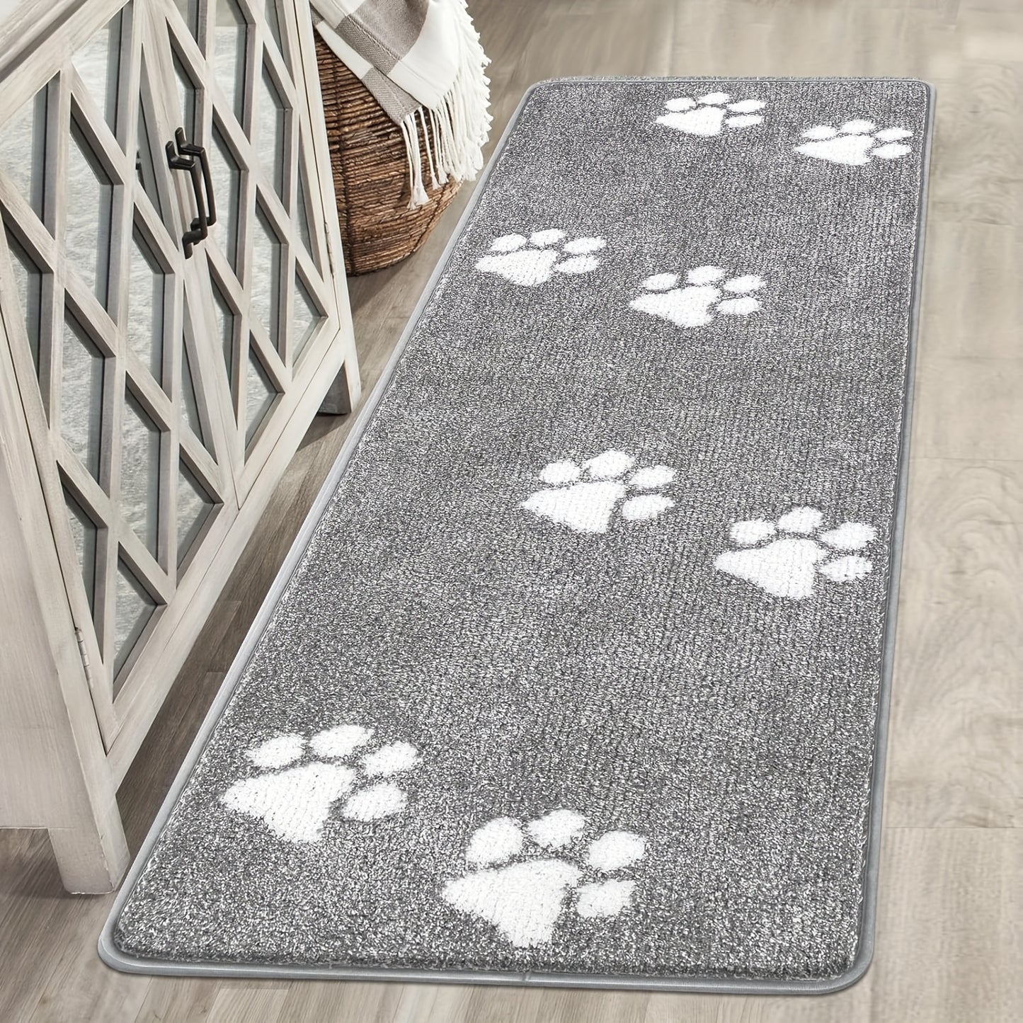 Indoor Doormat Entryway Door Mat, Non Slip Absorbent Mud Trapper Mats, Low-Profile Inside Floor Mats, Soft Washable Small Mats Door