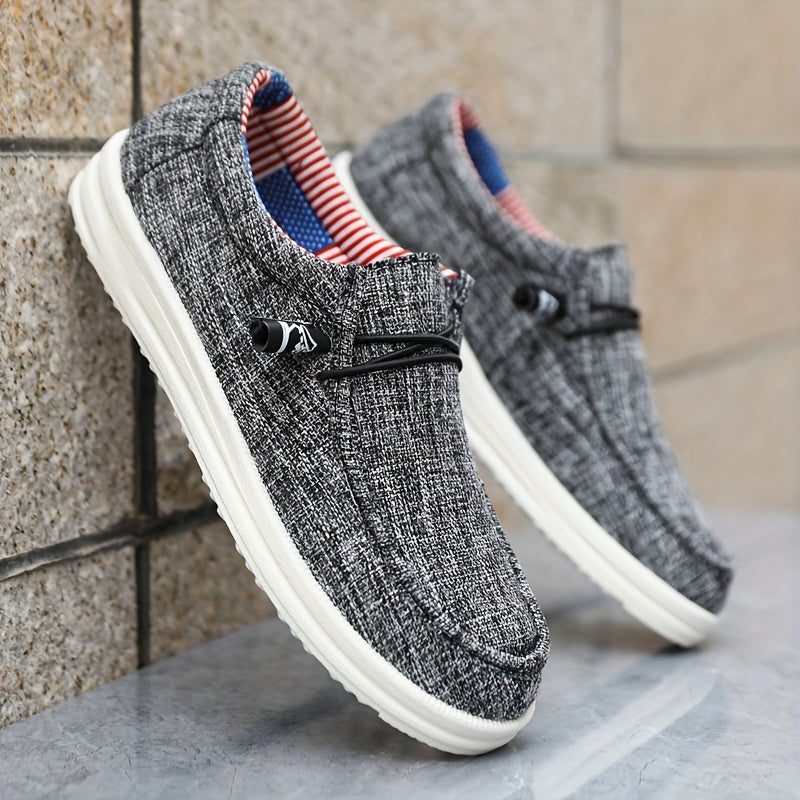 Good Grip Men's Skate Shoes, Breathable Easily Wiped Clean Lace-up Sneakers, Men's Footwear
