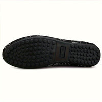 Plus Size Men's Lightweight Slip On Loafer Shoes, Comfy Non Slip Durable Rubber Sole Casual Office Walking Shoes, Men's Footwear