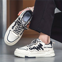 Men's Trendy Alphabets Decor Skate Shoes, Fashionable Non-Slip Sneakers, Men's Footwear