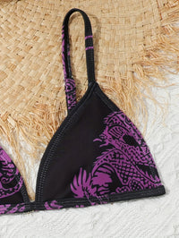 Trendy & Elegant Girls 3pcs Bikini Swimwear Set Comfy Bathing Suit Summer Clothes Beach