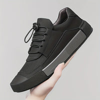 CLOHOO Brand Men'S Shoes with Rubber Soles, Stylish Sports Casual Shoes, Street-Style Skate Shoes, Popular New Breathable Soft-Soled Comfortable Men'S Shoes, Youth British Style Men'S Footwear.