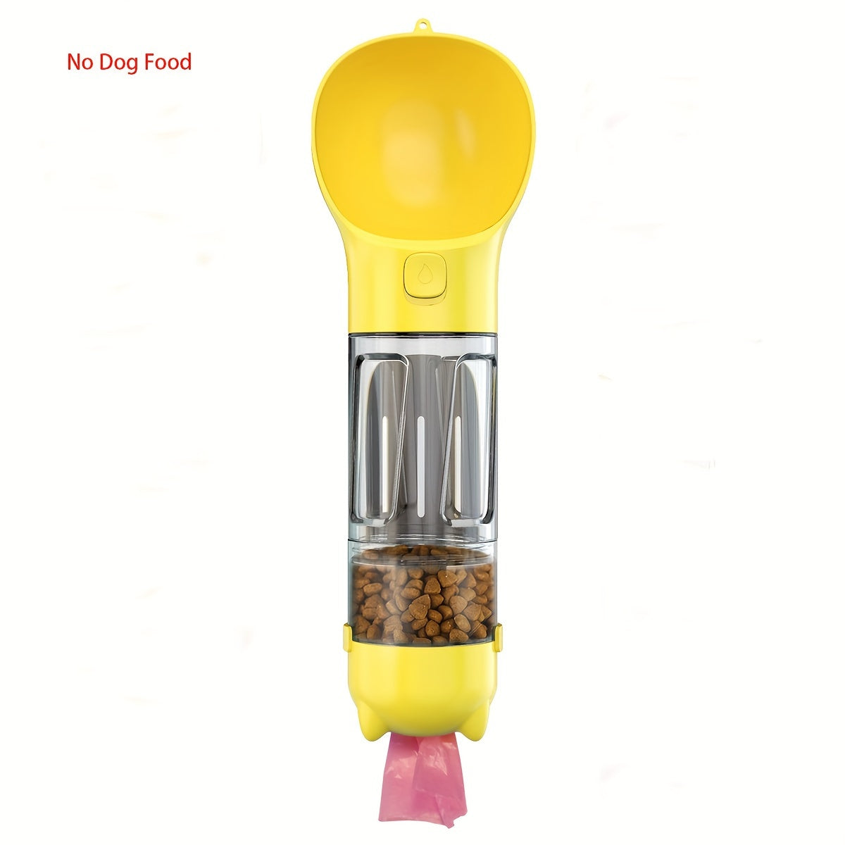 3 In 1 Portable Dog Water Bottle, Multifunctional Leak-Proof Pet Water Bottles With Food Container And Litter Shovel Design For Walking And Travel