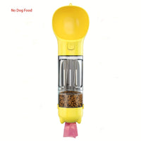 3 In 1 Portable Dog Water Bottle, Multifunctional Leak-Proof Pet Water Bottles With Food Container And Litter Shovel Design For Walking And Travel