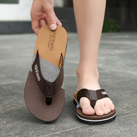 [New Style Men's Sandals] Summer New Style Men's Sandals | Wear-Resistant Beach Casual Slip-On Flip-Flops with Soft Sole for Outdoor Fashion