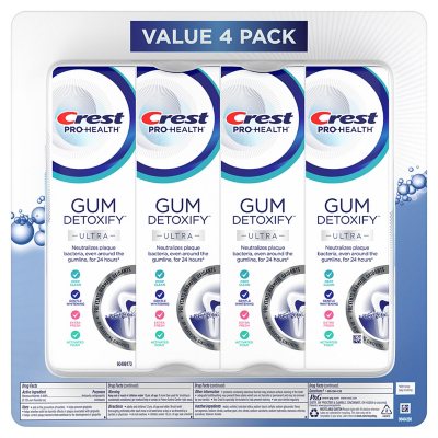 Crest Gum Detoxify Ultra Toothpaste 4.7 oz (Pack of 4)