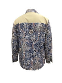 Men'S Casual Shirt, Geometric Pattern Print - Casual Buttons Long Sleeve Casual Party, Daily Festival, Four Seasons, Lapel Long Sleeve Outdoor Shirt, Comfortable Men'S Spring and Autumn Shirt, Fashion Top