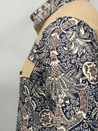 Men'S Casual Shirt, Geometric Pattern Print - Casual Buttons Long Sleeve Casual Party, Daily Festival, Four Seasons, Lapel Long Sleeve Outdoor Shirt, Comfortable Men'S Spring and Autumn Shirt, Fashion Top