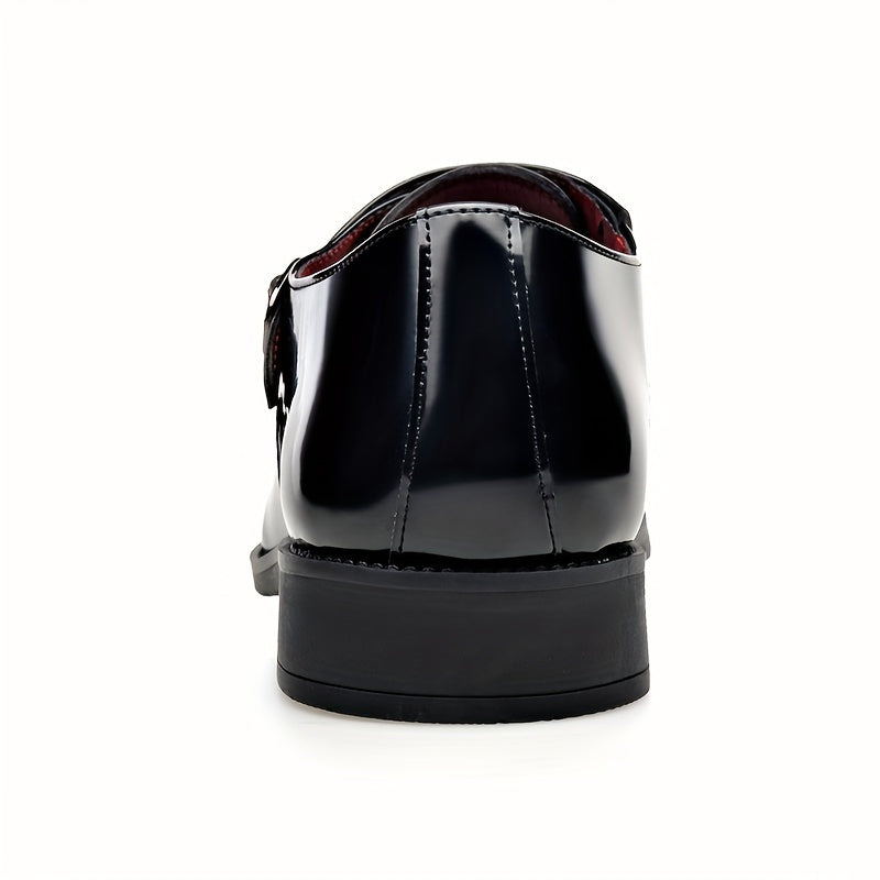 Fashionable Large Size Men'S Casual Shoes with Buckle Design, Beautiful And Elegant, Unique Pattern, Can Be Worn in All Seasons