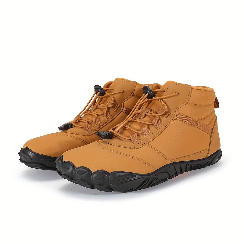 Waterproof Snow Trekker Boots - Insulated, Non-Slip, Warm, Ankle High, Lace Up Hiking Shoes for Women - Perfect for Winter Outdoor Activities, Hiking, and Snowy Weather Conditions