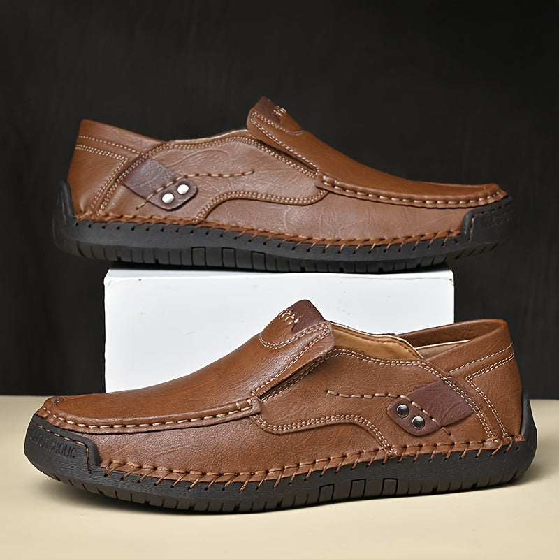 Men'S Casual Shoes Breathable Loafers Lightweight Men Driving Shoes Slip On Fashion Boat Shoes Outdoor Non-Slip Comfort