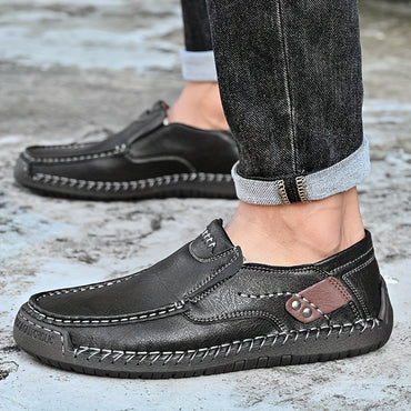 Men'S Casual Shoes Breathable Loafers Lightweight Men Driving Shoes Slip On Fashion Boat Shoes Outdoor Non-Slip Comfort