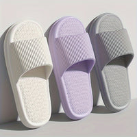 Comfortable EVA Soft Soled Slippers, Non-slip Couple Indoor Home Shower Sandals for Men and Women, Easy to Clean Flip Flops