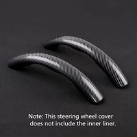 [Carbon Fiber Steering Wheel Cover] Non-Slip Carbon Fiber Steering Wheel Cover - Upgrade Your Driving Experience