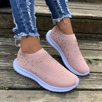 [Breathable Sneakers] Lightweight Breathable Women's Colorblock Mesh Platform Sneakers | Low Top Lace Up Shoes