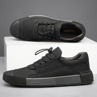 CLOHOO Brand Men'S Shoes with Rubber Soles, Stylish Sports Casual Shoes, Street-Style Skate Shoes, Popular New Breathable Soft-Soled Comfortable Men'S Shoes, Youth British Style Men'S Footwear.
