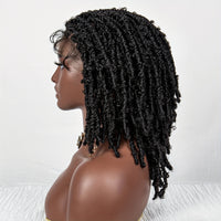 Heat Resistant Butterfly Locs Crochet Wig for Women - Soft and Stylish Synthetic Hair Braids