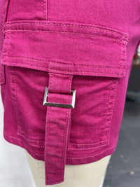 Stretchy Comfort Fit Grey Denim Shorts - High-Waisted, Side Flap Pocket, Casual, Soft, Breathable, and Relaxed Fit - Women's Fashionable Denim Jeans & Clothing for Everyday Wear