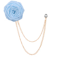 Men's Wedding Ceremony Groom Brooch - Handmade Rose Chain Brooch - For Grooms - Perfect for Wedding Occasions - Ideal Gift for Weddings & Anniversaries