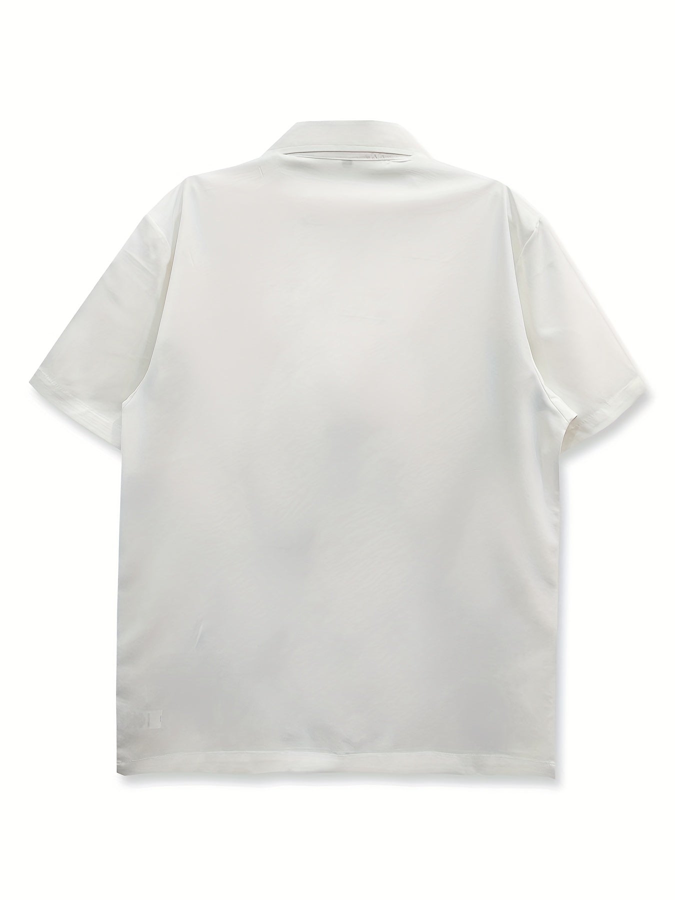 Valentine's Day Men's Casual Shirt with Cute Heart Gesture Print, Hawaiian Style Short Sleeve Button-Up, Polyester, Summer Beachwear - Available in XS to XXL