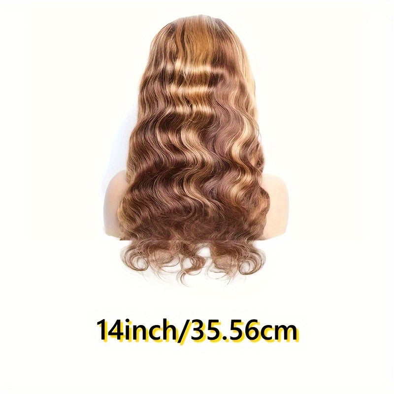 250% Density Ultra-Lush Honey Blonde Body Wave Wig - 13x6x1 T-Part Remy Human Hair with Pre-Plucked Natural Hairline & Baby Hair
