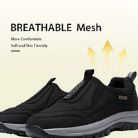 [Comfortable Men's Shoes] Breathable And Comfortable Spring And Summer Men's Casual Shoes | One Foot On Black/blue New Products Selling Well