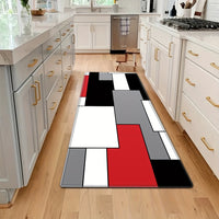 2pcs/set Chic & Comfy Kitchen Mats - Easy-Clean, Anti-Fatigue Design, Durable Entryway Rugs – Ideal for Home Spring Decor, Laundry & Shower Spaces