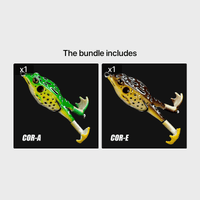 1pc ANFS Frog Leg Lure Fishing Reel - Soft Artificial Fish Bait with Multi-Color Options (Green, Brown, Black, Orange) for Bass & Panfish, Durable Plastic Design for Year-Round Fishing, Fishing Lure, Bass Fishing Lure, Realis