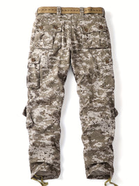 Mens Trendy Camouflage Cargo Pants - Durable & Comfortable with Spacious Flap Pockets - Perfect for Outdoor, Work & Streetwear - Hiphop Inspired Loose Fit Style