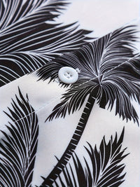 4pcs Men'S Casual Shirt Set, Polyester Lapel Short Sleeved Shirt And Drawstring Shorts, Micro Elastic Version, with Geometric Print And Pockets, Suitable for Beach And Weekend Casual Wear