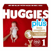 Huggies Plus Diapers Sizes 1 - 2