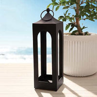 Metal Garden Lantern Decorative Lanterns/Garden Lighting Indoor/Outdoor 2 Pack