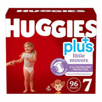 Huggies Plus Diapers Sizes 3 - 7