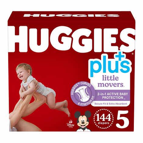 Huggies Plus Diapers Sizes 3 - 7