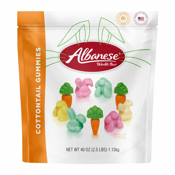 Albanese Gummies Easter Cottontail, 40 oz