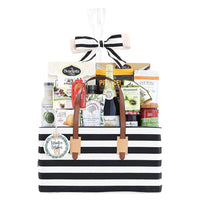 Canvas Tote GIft Basket, 106.36 0z Stripes