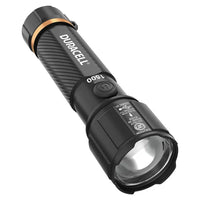 Duracell Hybrid Flashlight, 1500 Lumens, 4-count