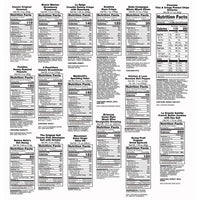 Canvas Tote GIft Basket, 106.36 0z Stripes