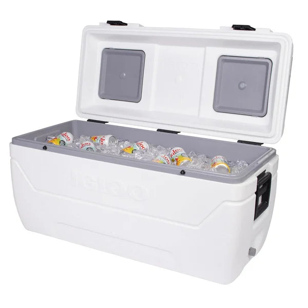 Igloo Contour Maxcold Cooler, 165 quart/156 L, White