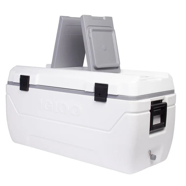 Igloo Contour Maxcold Cooler, 165 quart/156 L, White