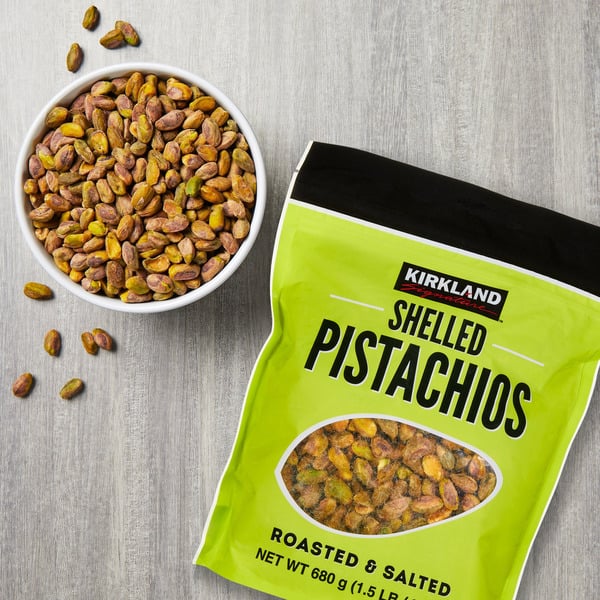 Kirkland Signature Shelled Roasted & Salted Pistachios - 1.5 lbs